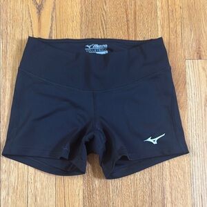 Mizuno Volleyball Women’s Black Athletic Shorts Performance Fit Size Small